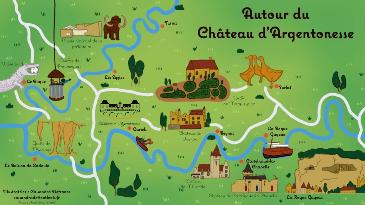 Chateau D'Argentonesse Castels Esterno foto